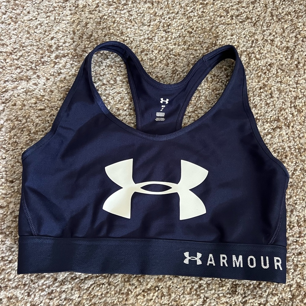 Under Armour sports bra, Size M